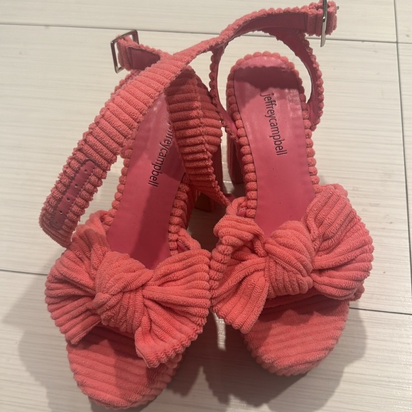 Jeffrey Campbell Pic-Nic terry cloth platforms - Picture 3 of 4